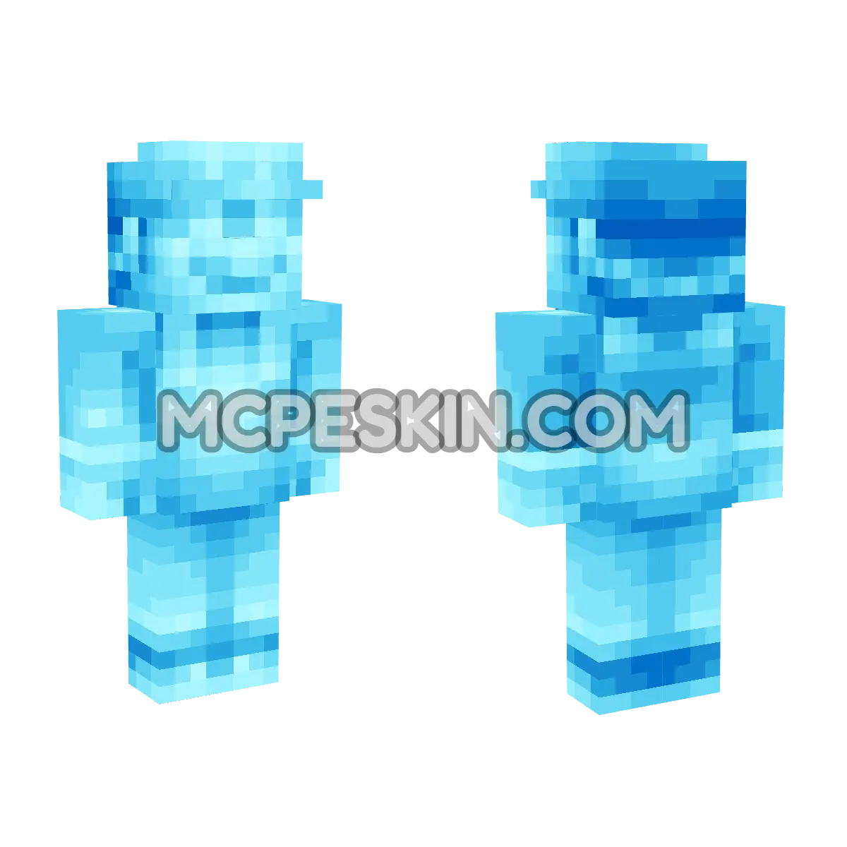 Ice Mario 4D Minecraft Bedrock skin