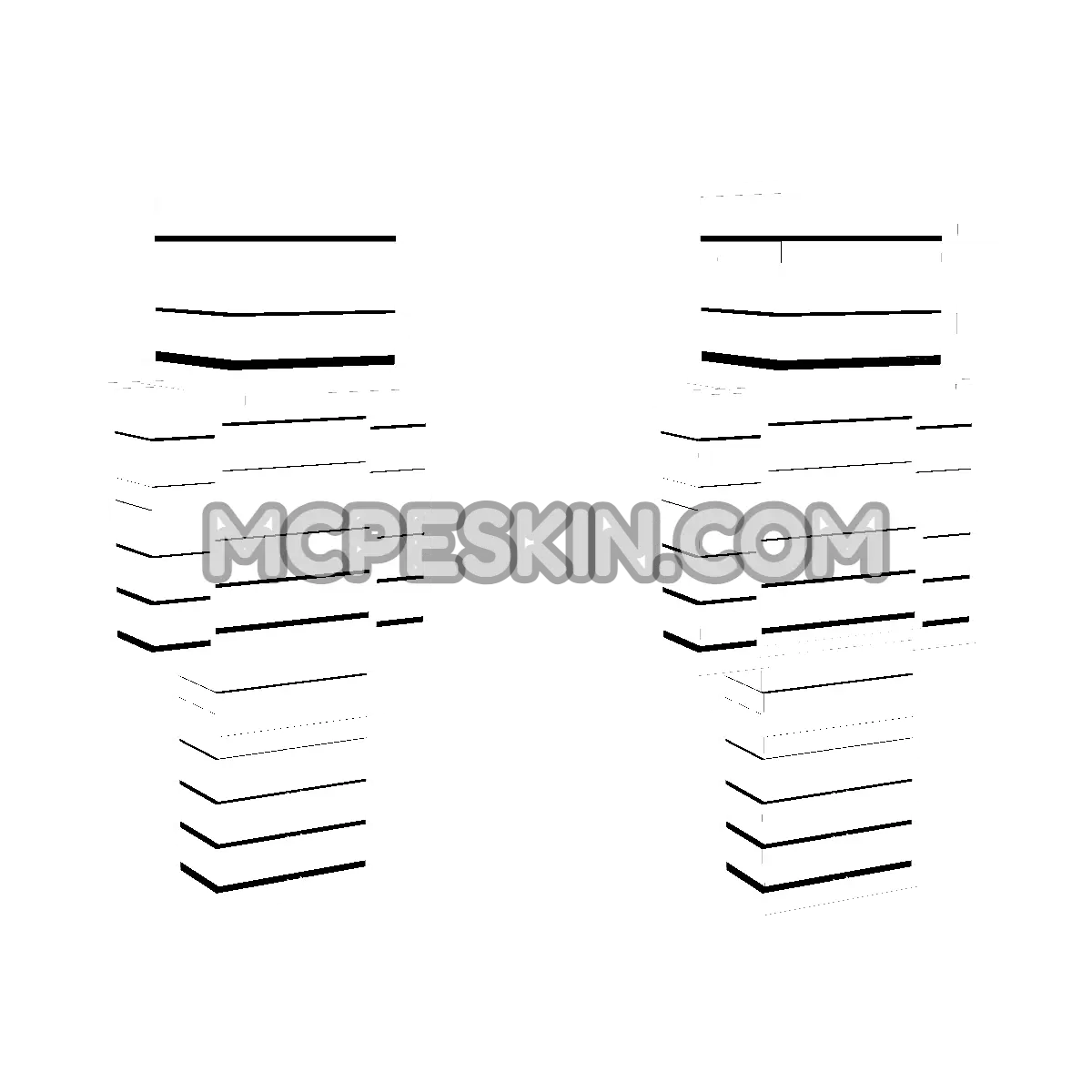 Illusion 4D Minecraft Bedrock skin