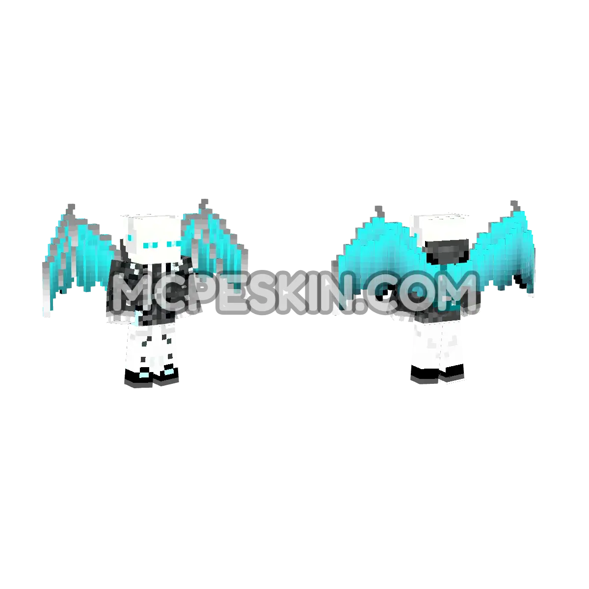 Iluminati Enderman 4D Minecraft Bedrock skin