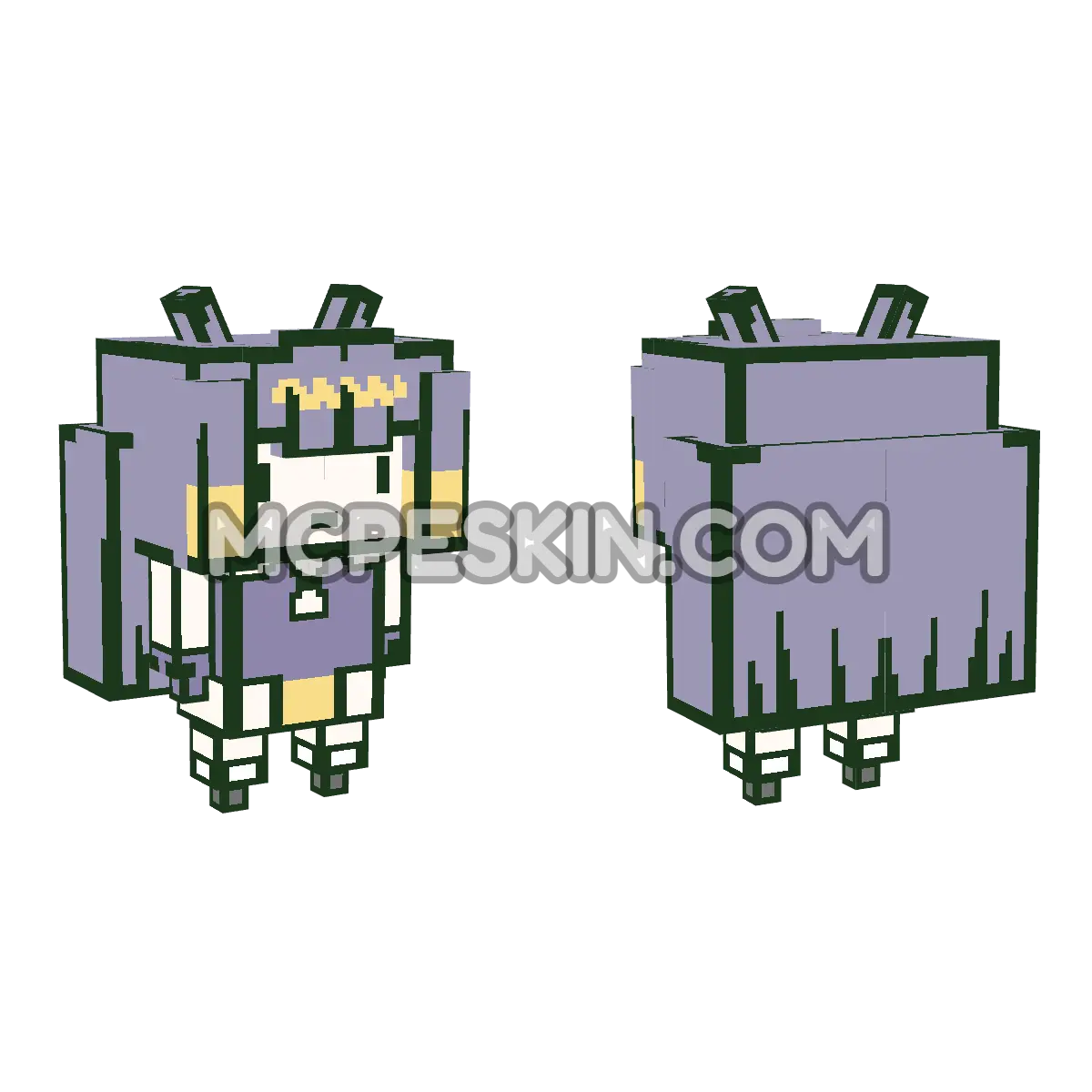 Ina 4D Minecraft Bedrock skin