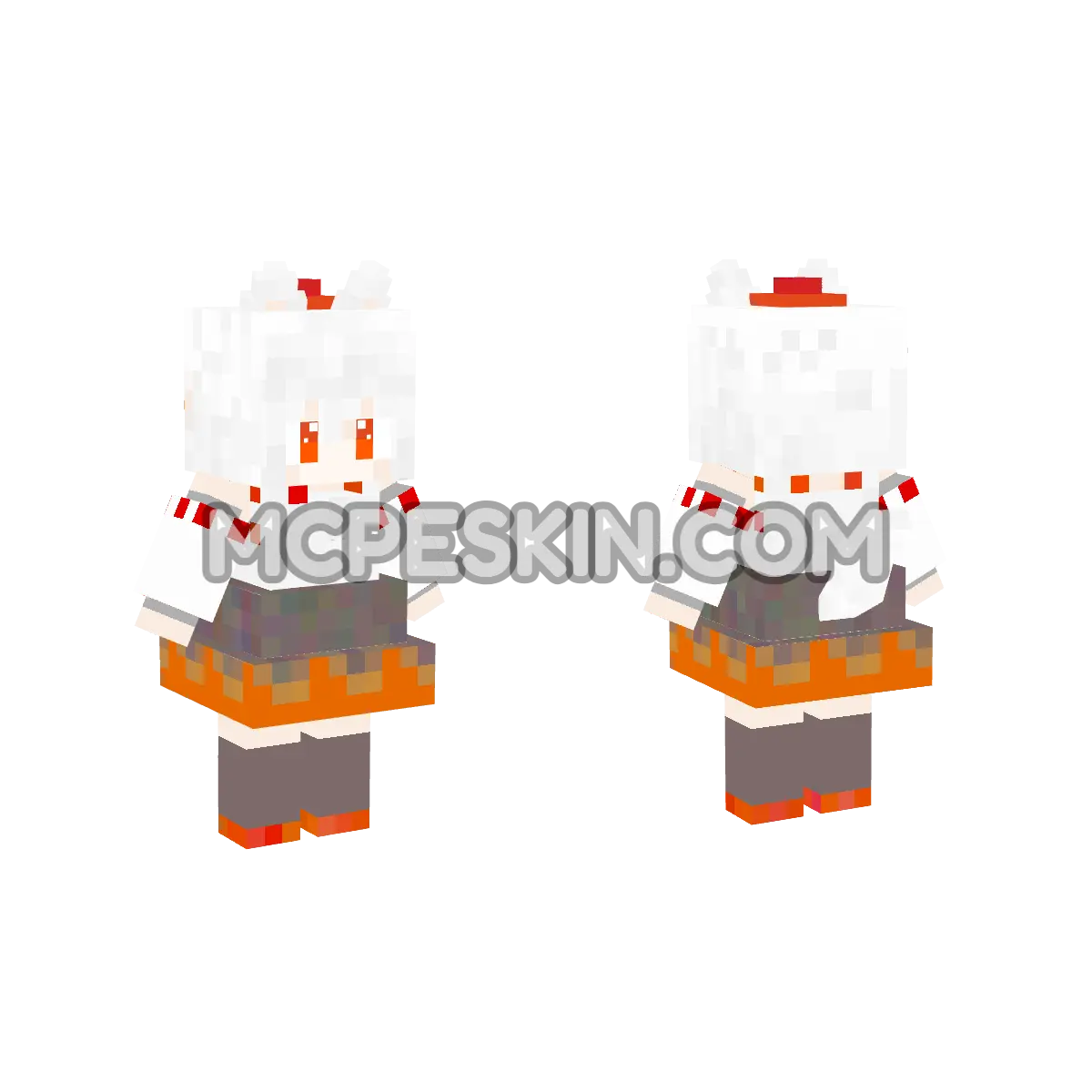 Inubashirimomizi 4D Minecraft Bedrock skin