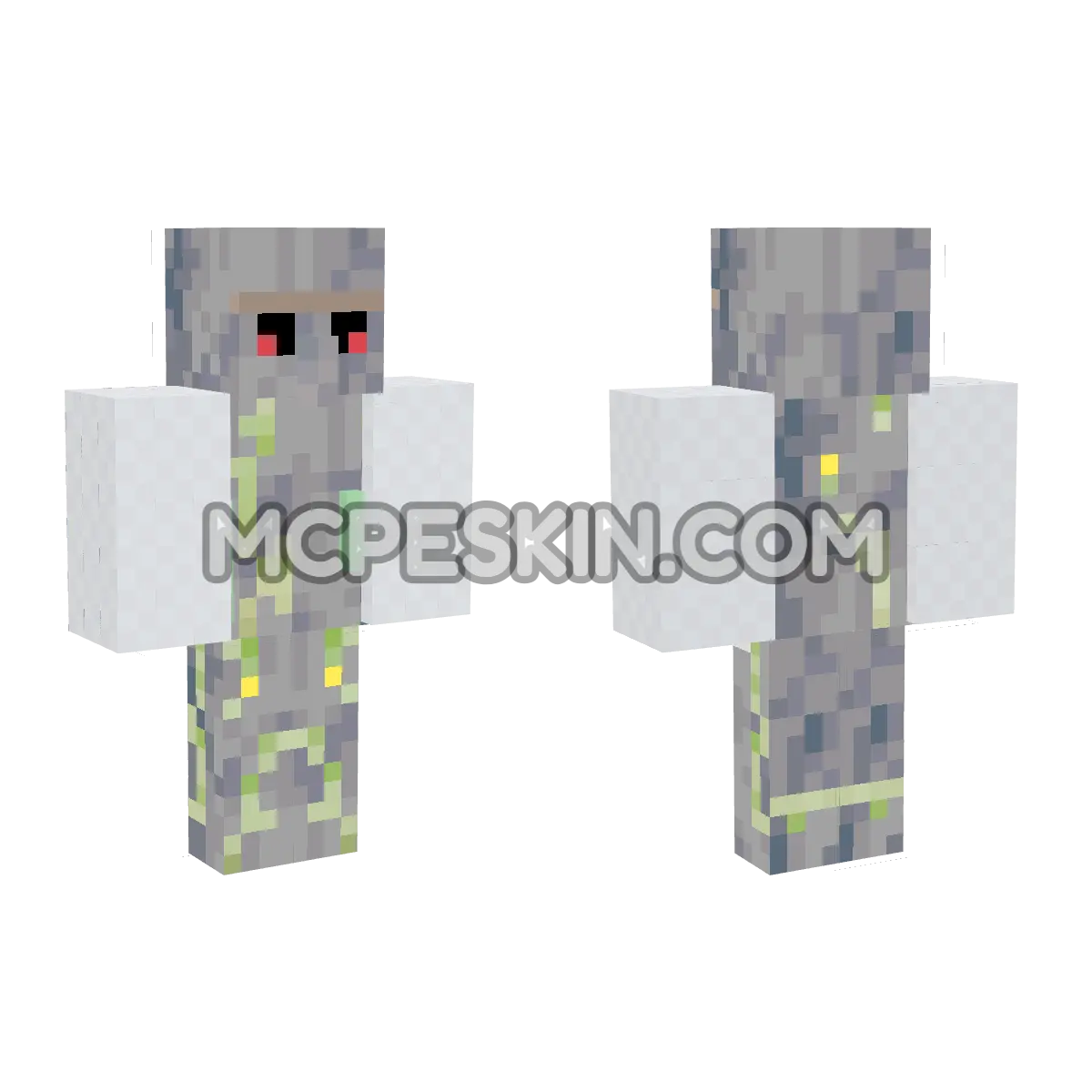 Iron Golem 17 4D Minecraft Bedrock skin