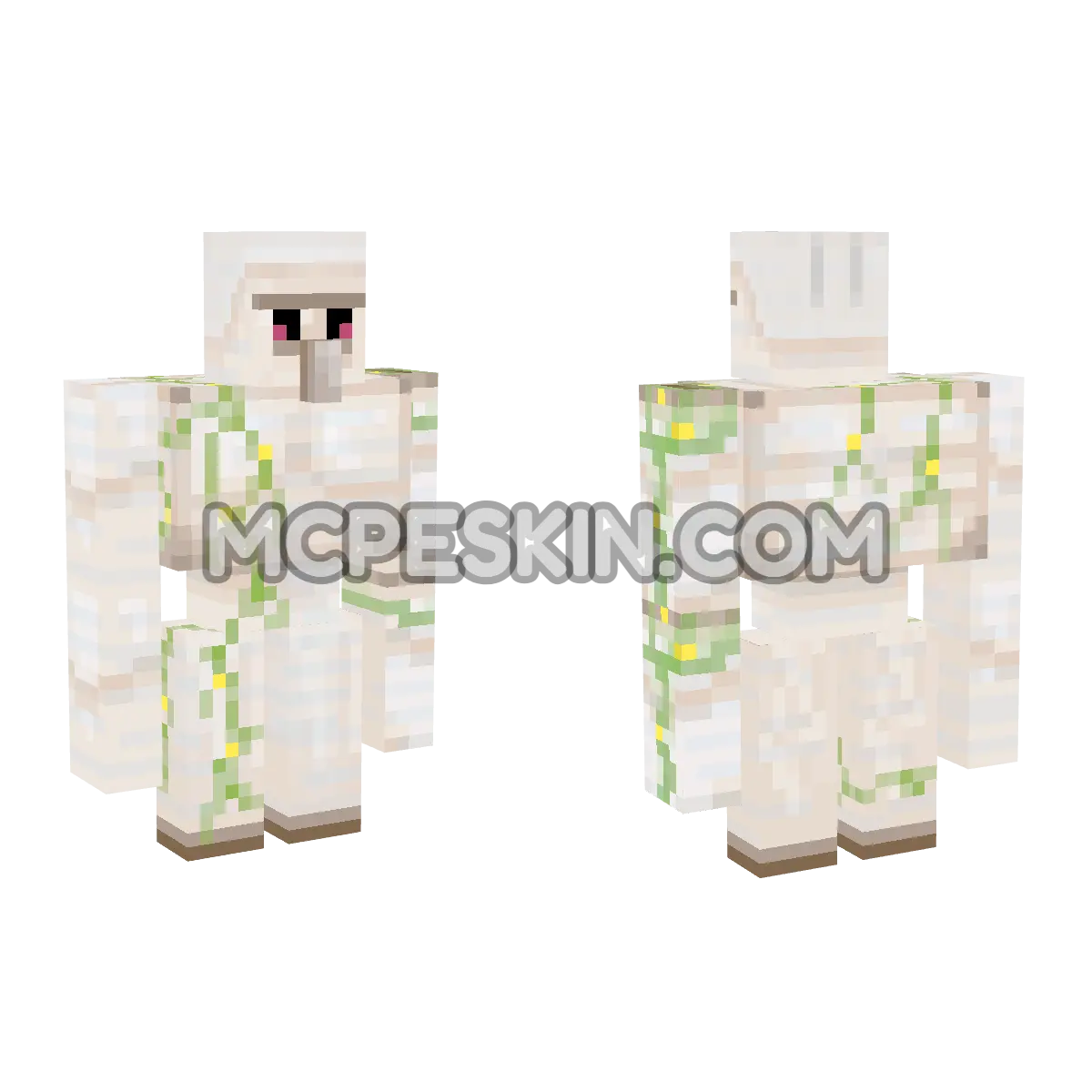 irongolem 4D Minecraft Bedrock skin