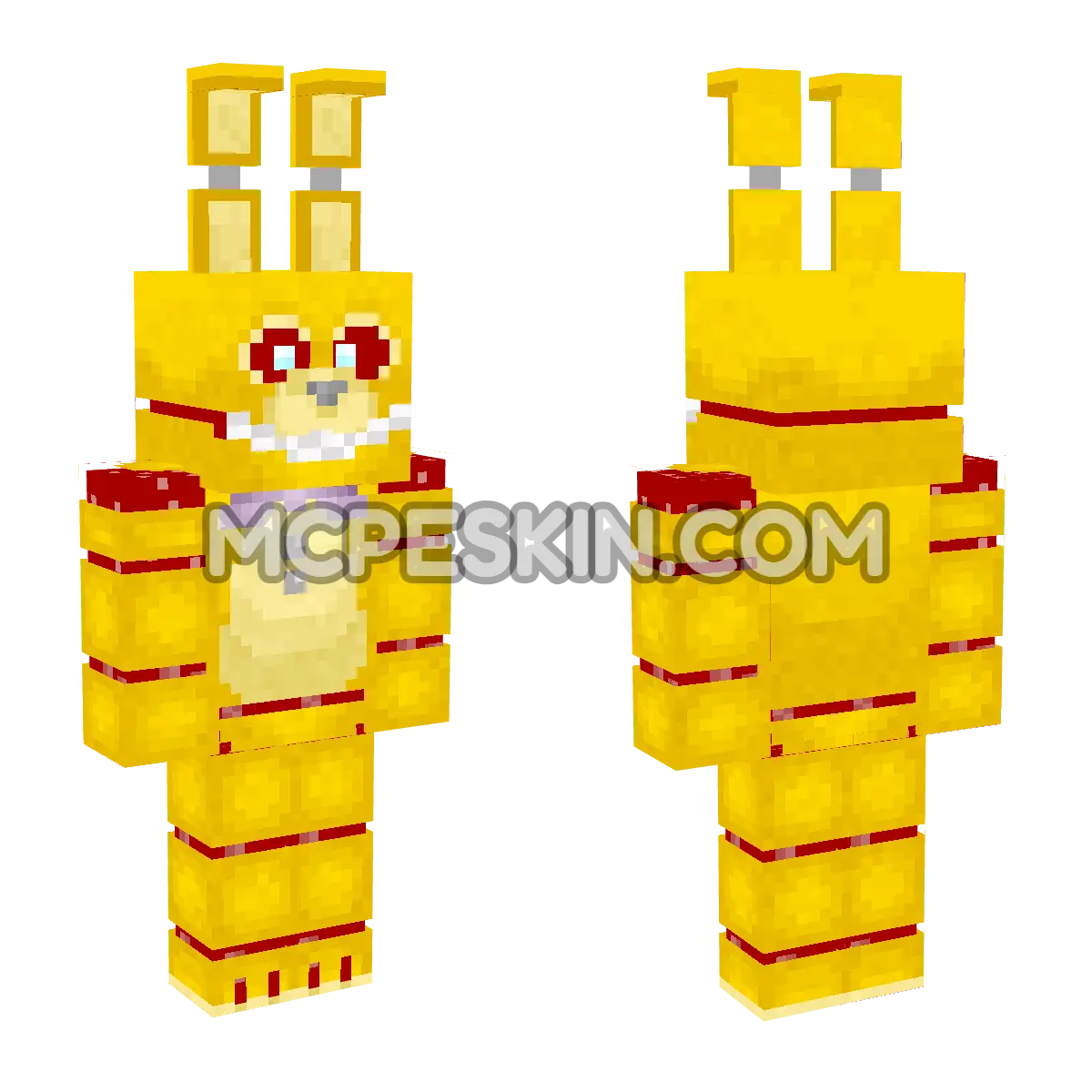 ITP Springbonnie V2 4D Minecraft Bedrock skin