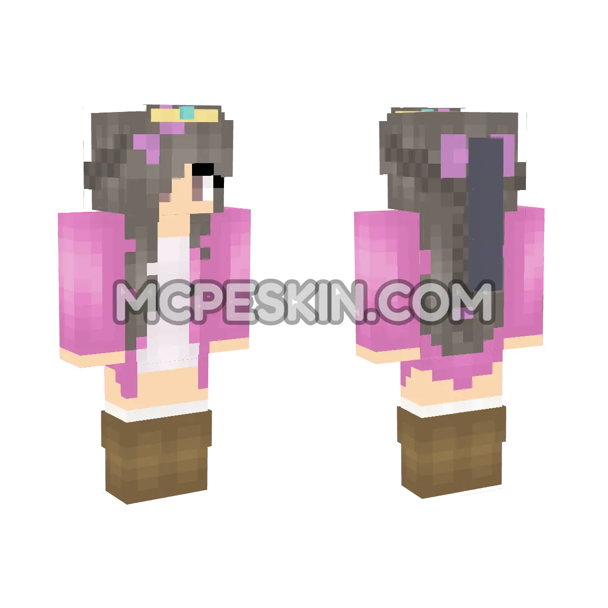 Jasmine 15 4D Minecraft Bedrock skin