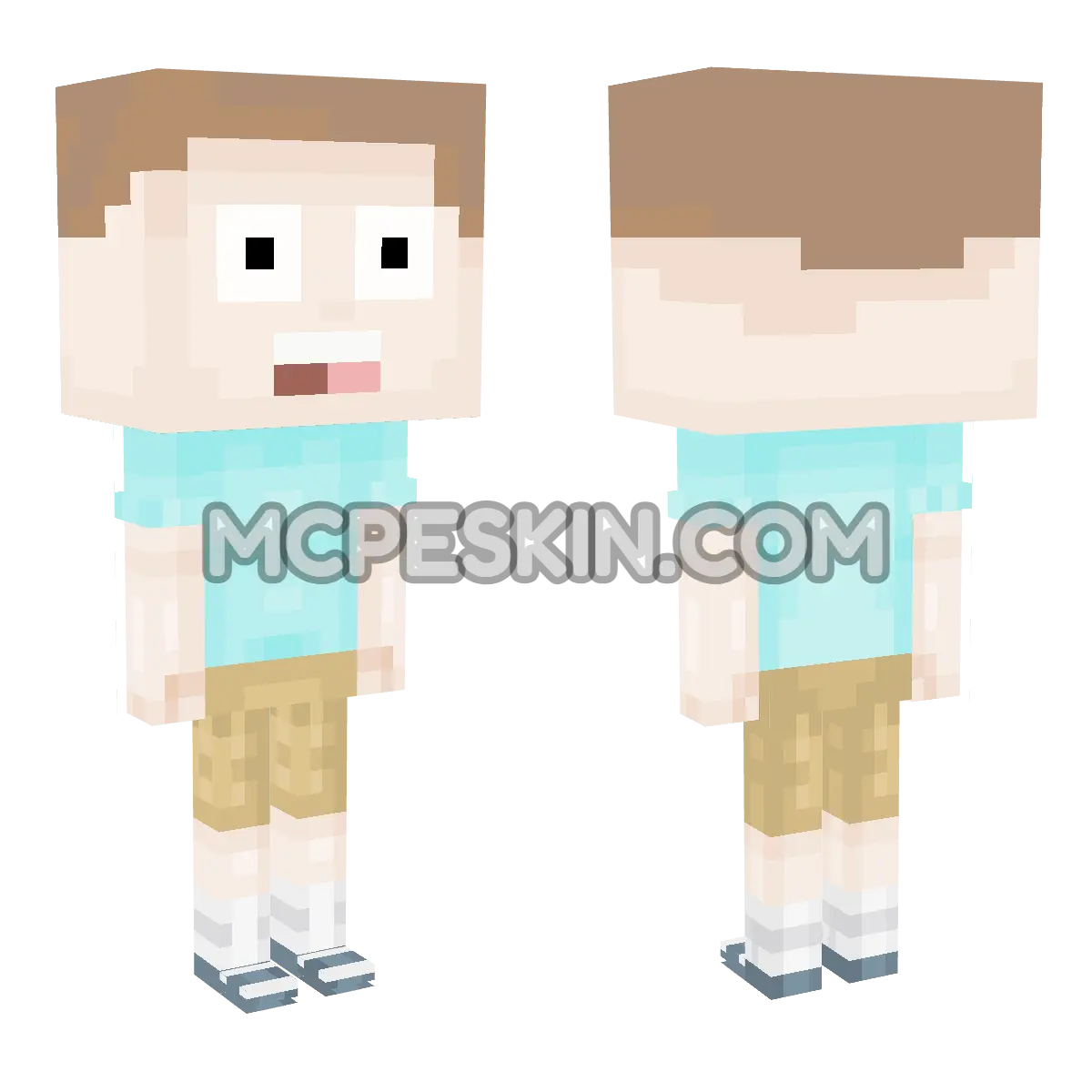 jeff 4D Minecraft Bedrock skin