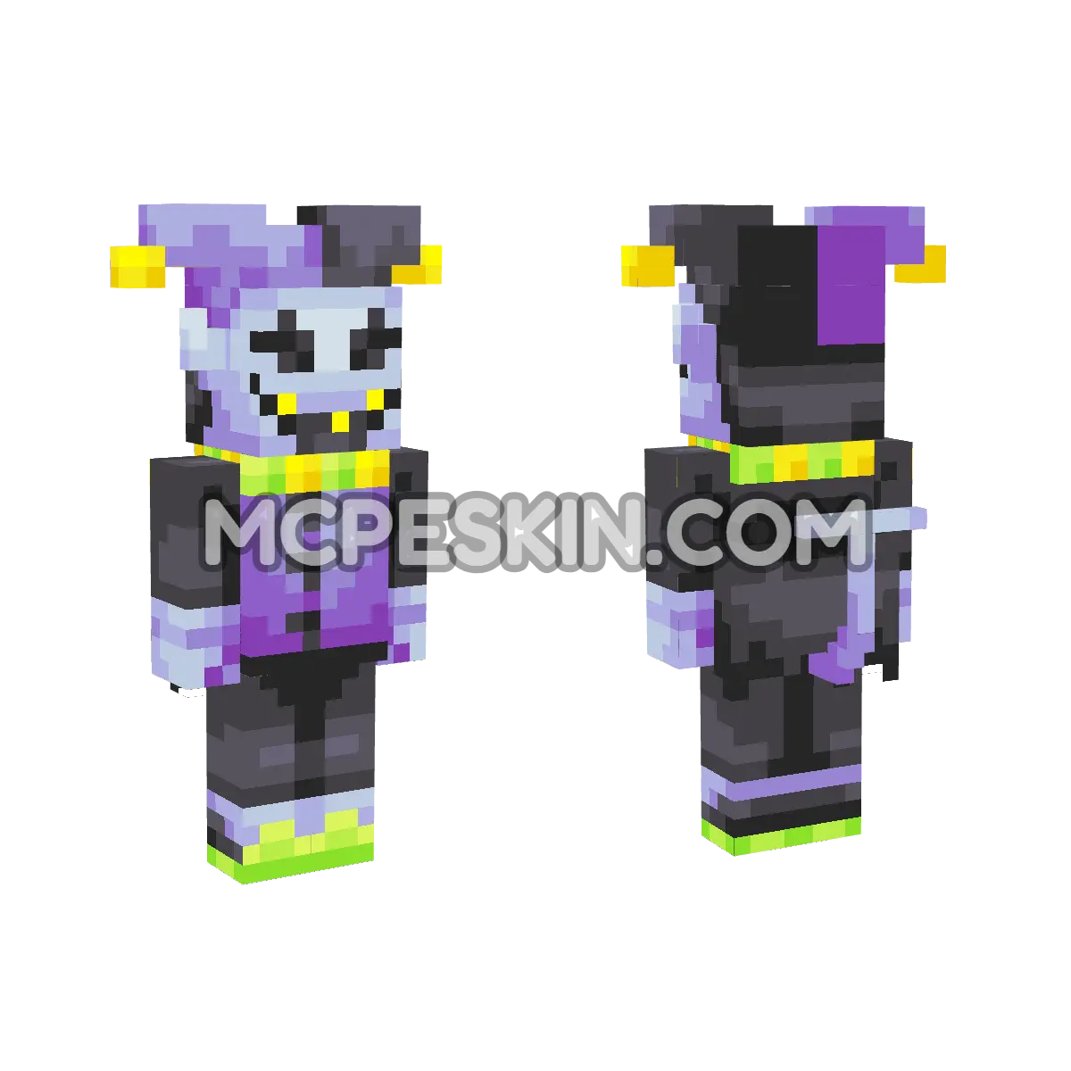 Jevil 4D Minecraft Bedrock skin