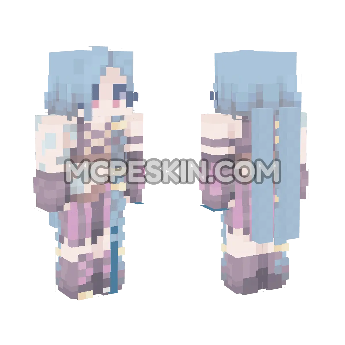 Jinx 16 4D Minecraft Bedrock skin