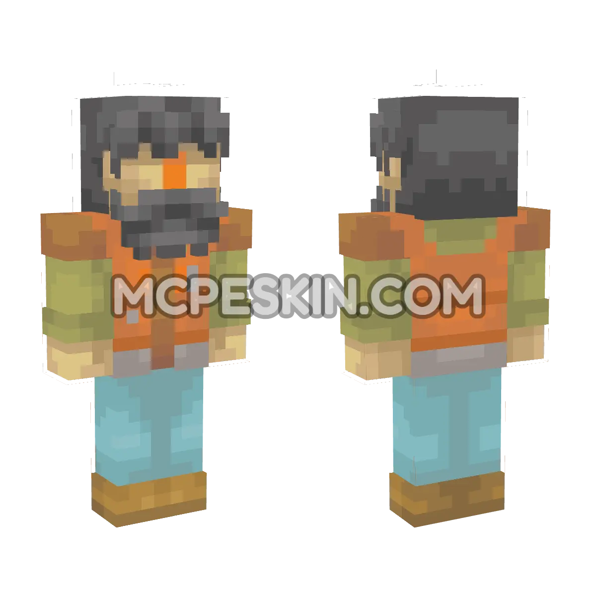 John 4D Minecraft Bedrock skin