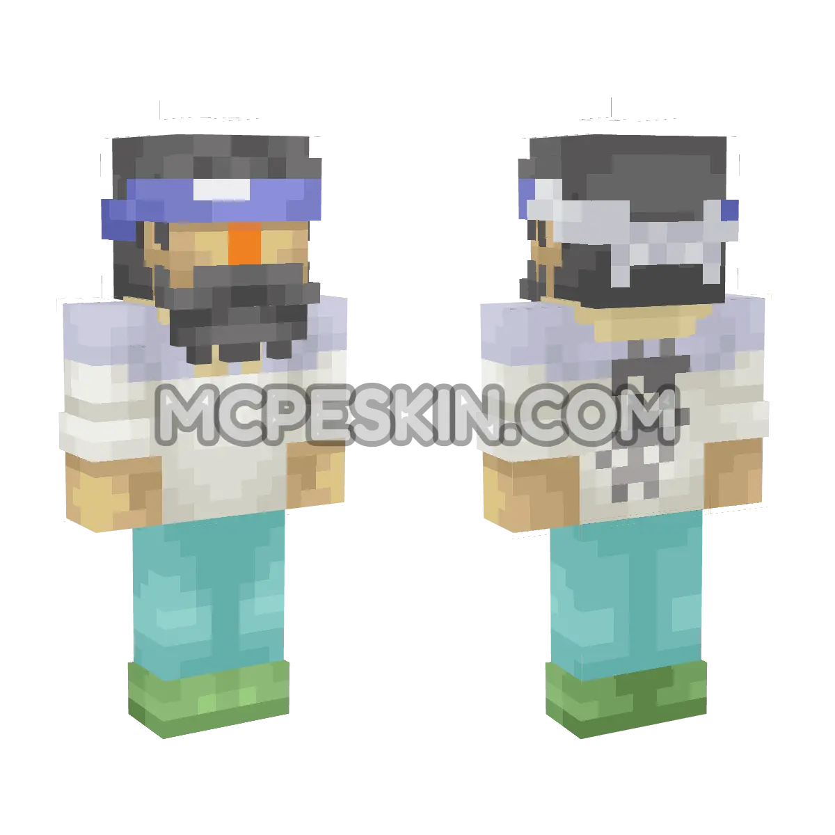 John (Octopia) 4D Minecraft Bedrock skin