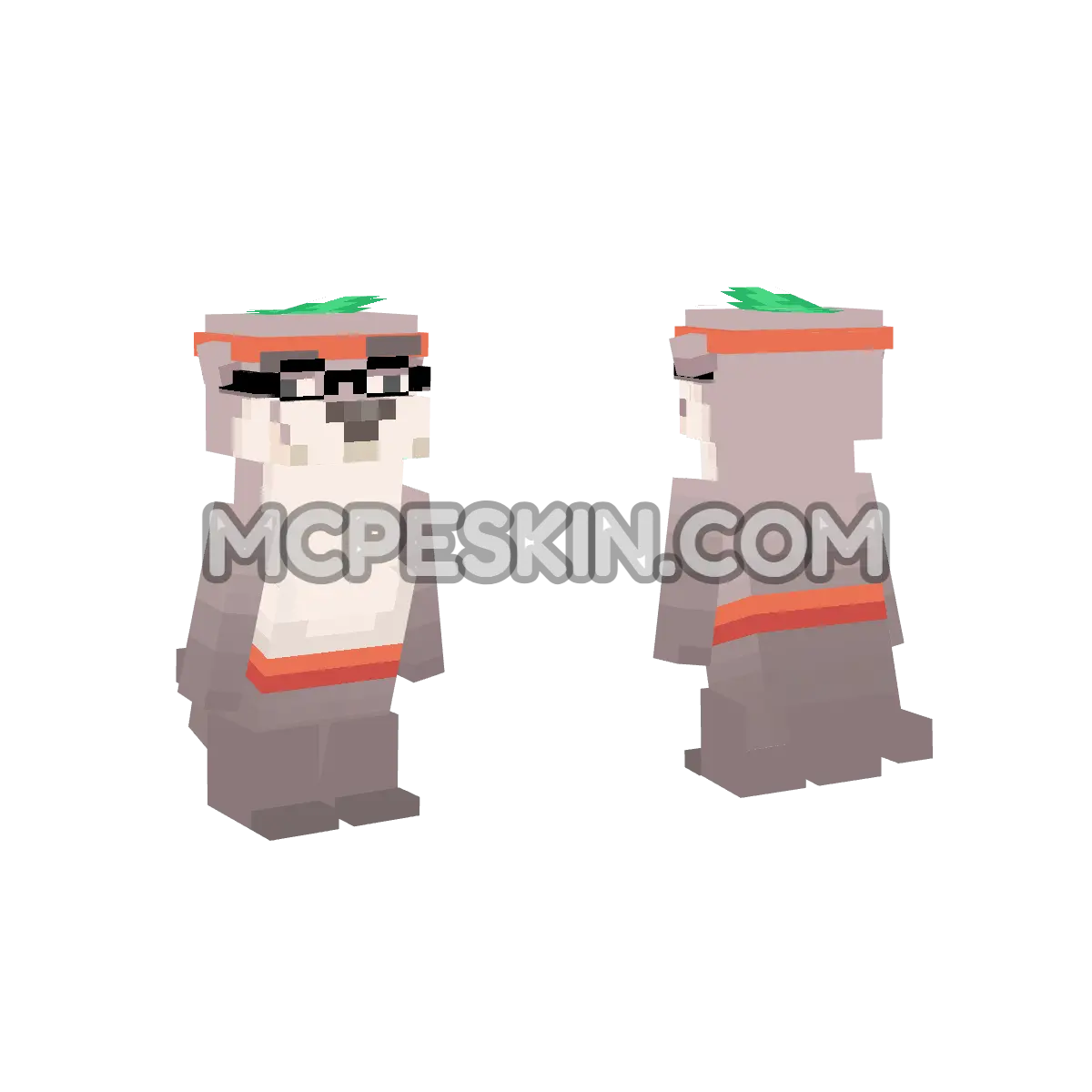juaNutria 4D Minecraft Bedrock skin