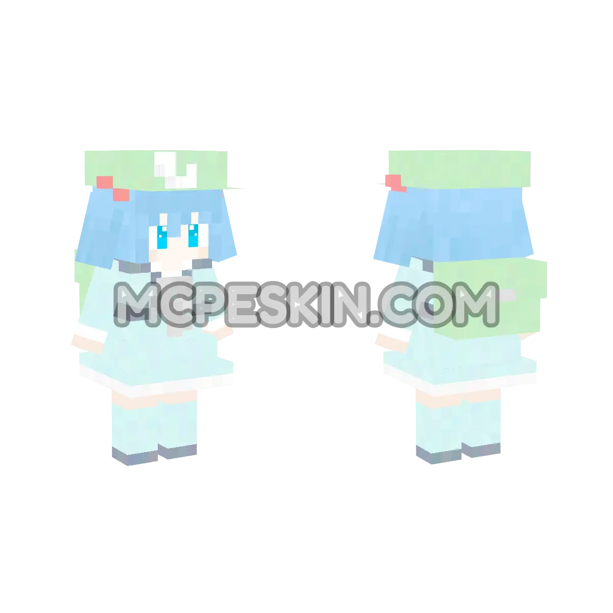 Kawasironitori 4D Minecraft Bedrock skin