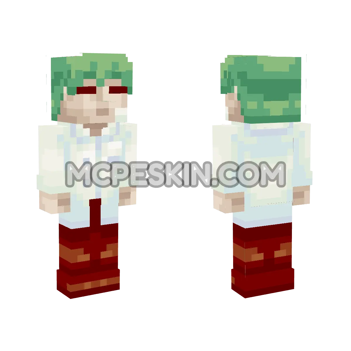 Kazuma 4D Minecraft Bedrock skin