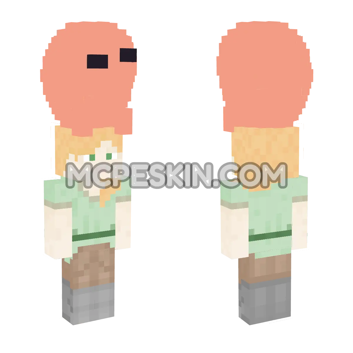 Keke on Player is Sleep 4D Minecraft Bedrock skin