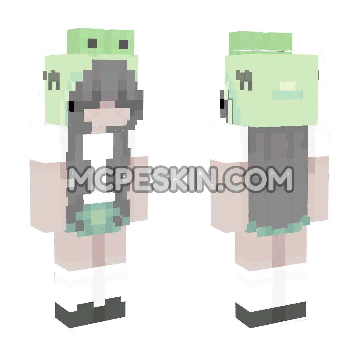 Keroppi 15 4D Minecraft Bedrock skin