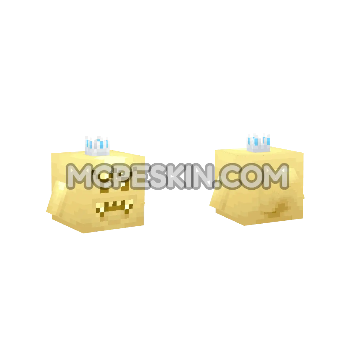 King Boo (Gold) 4D Minecraft Bedrock skin