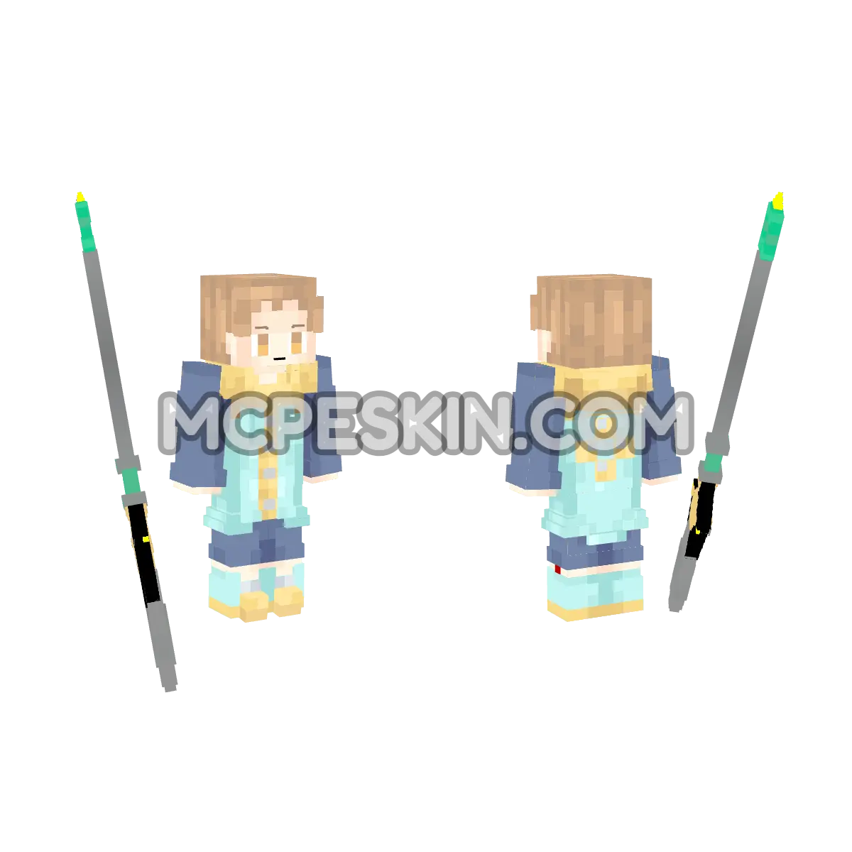 King Nanatzu 4D Minecraft Bedrock skin