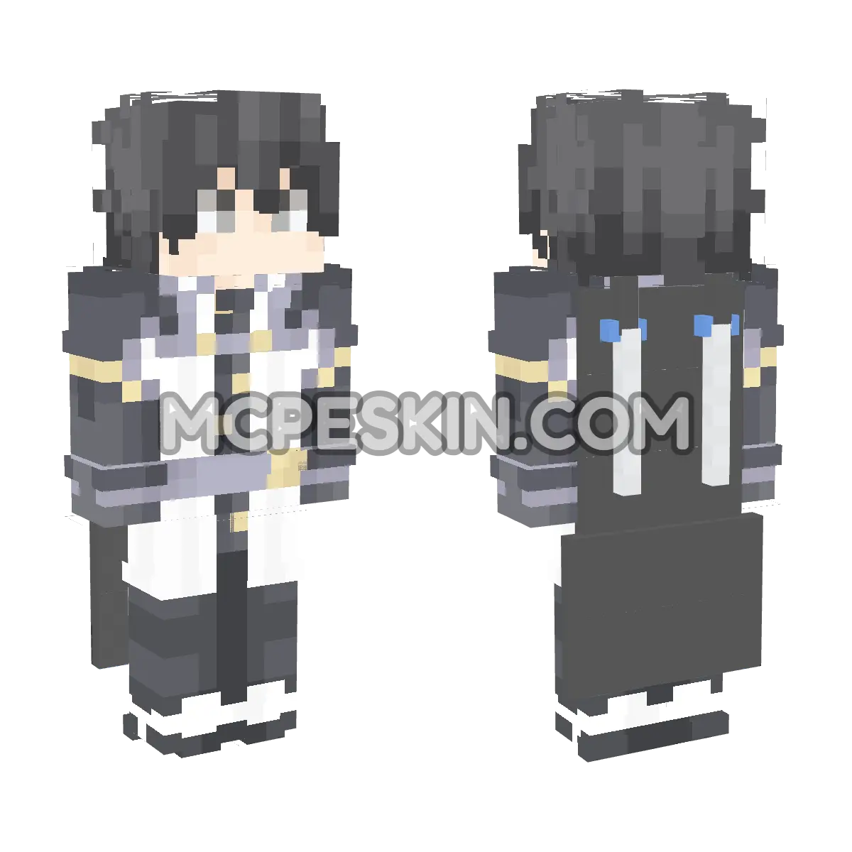Kirito 8 4D Minecraft Bedrock skin