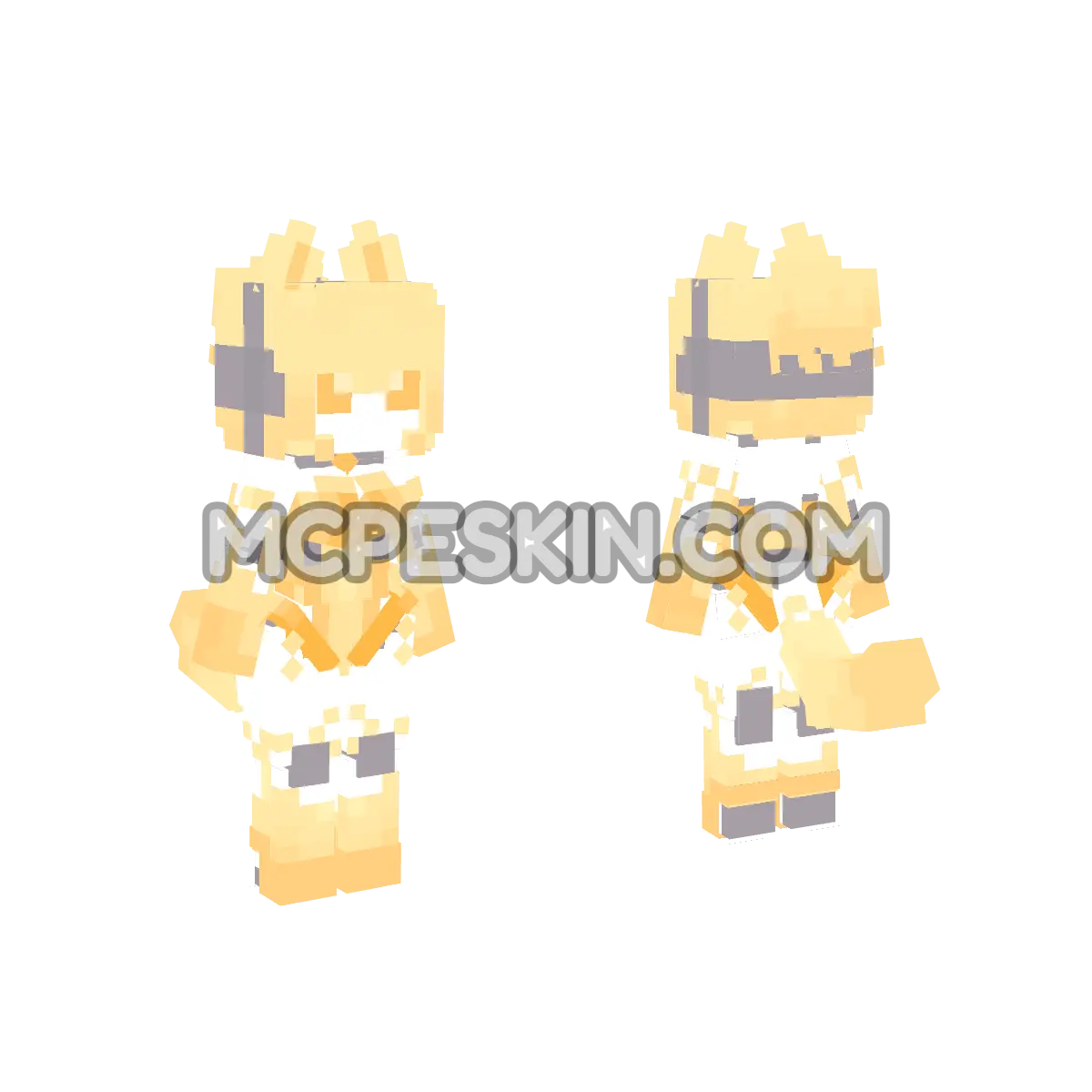 Kitsune 01 4D Minecraft Bedrock skin
