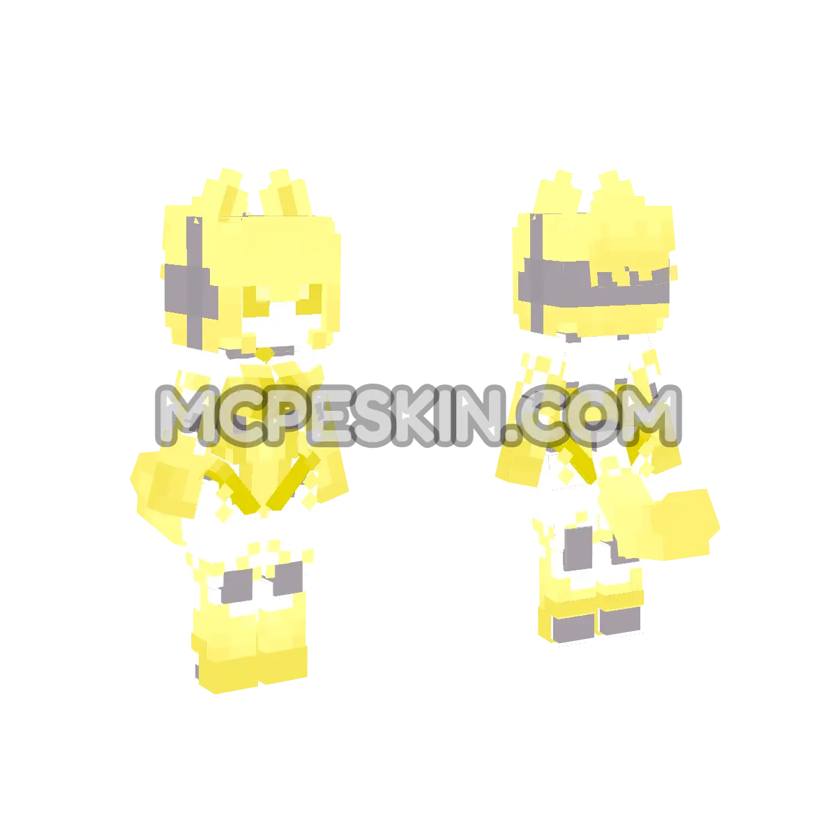 Kitsune 02 4D Minecraft Bedrock skin
