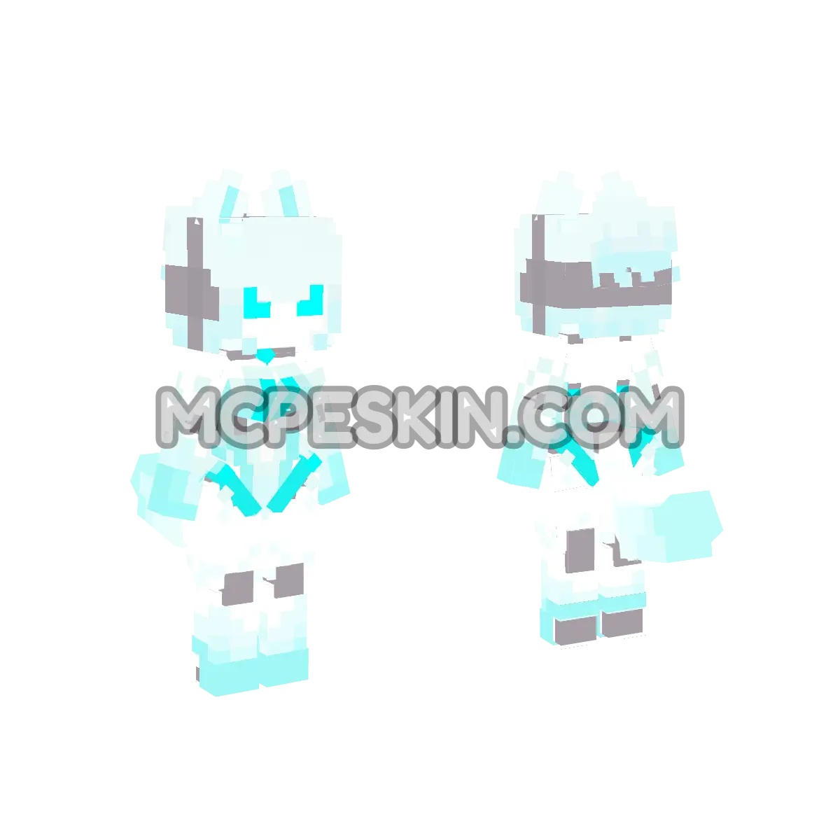 Kitsune 4D Minecraft Bedrock skin