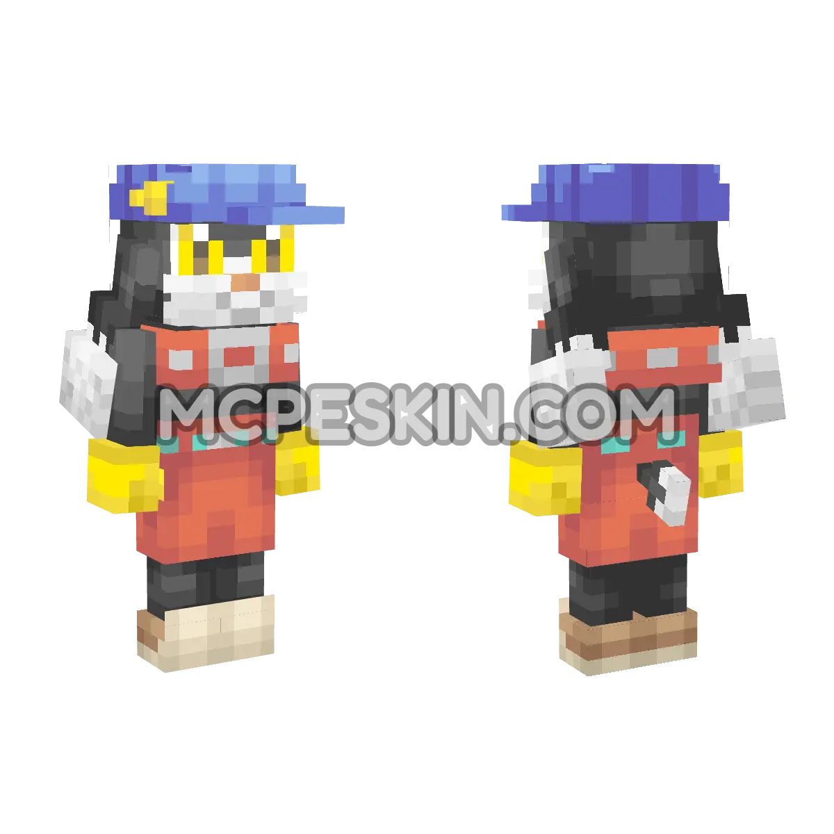 Klonoa (DtP) 4D Minecraft Bedrock skin