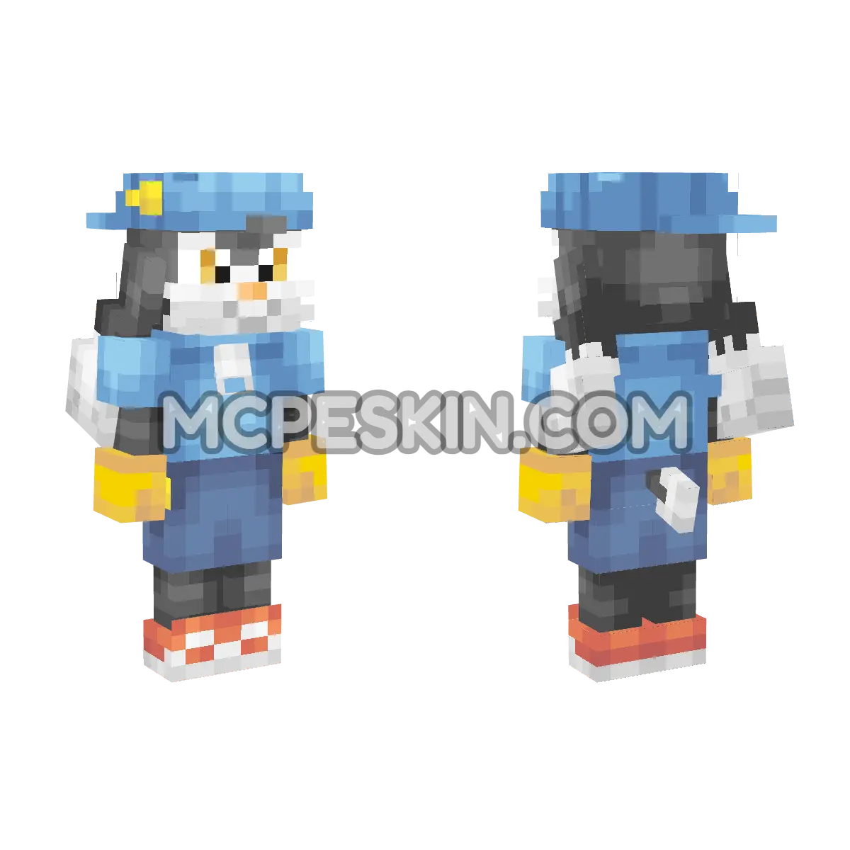 Klonoa (LV) 4D Minecraft Bedrock skin