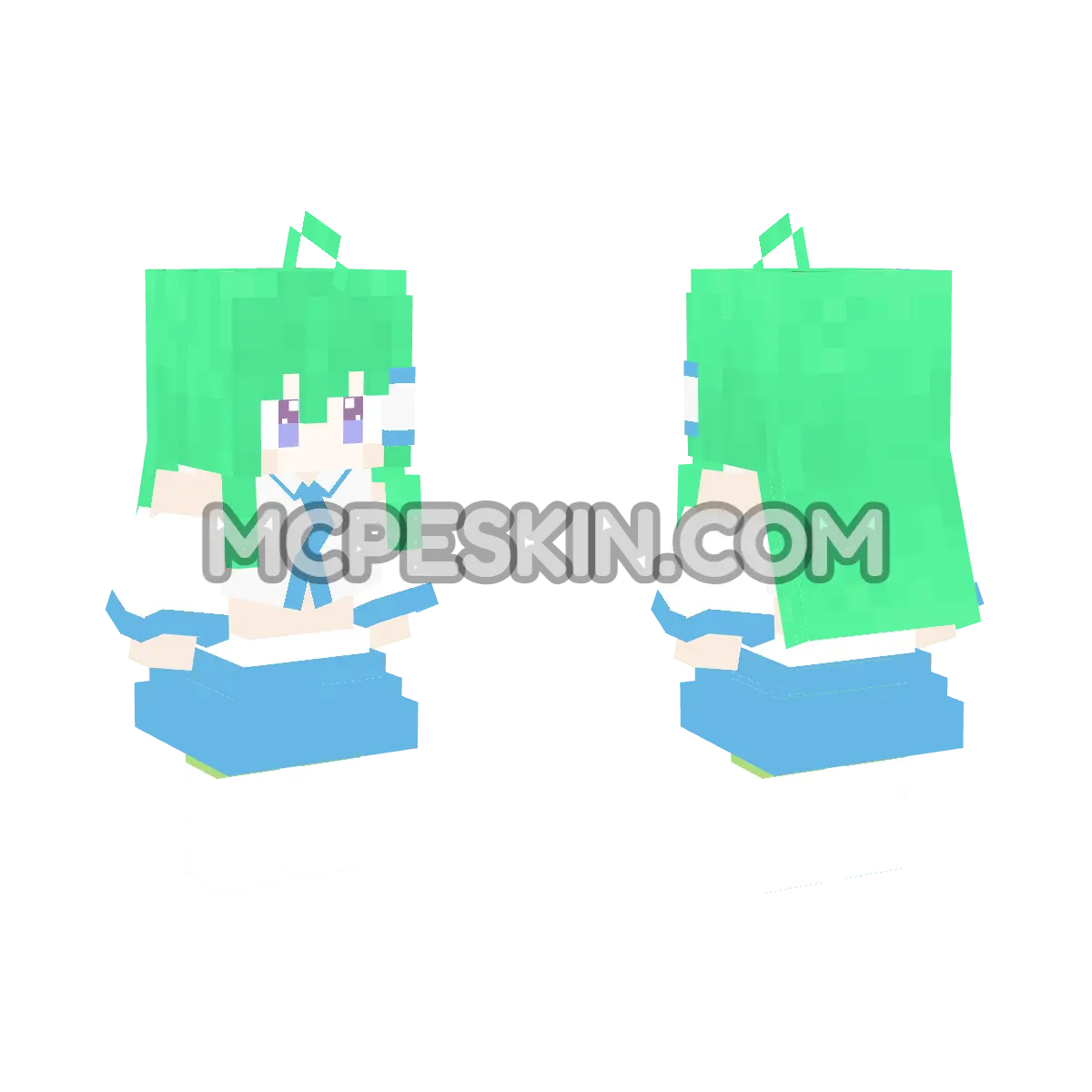 Kochiyasanae 4D Minecraft Bedrock skin