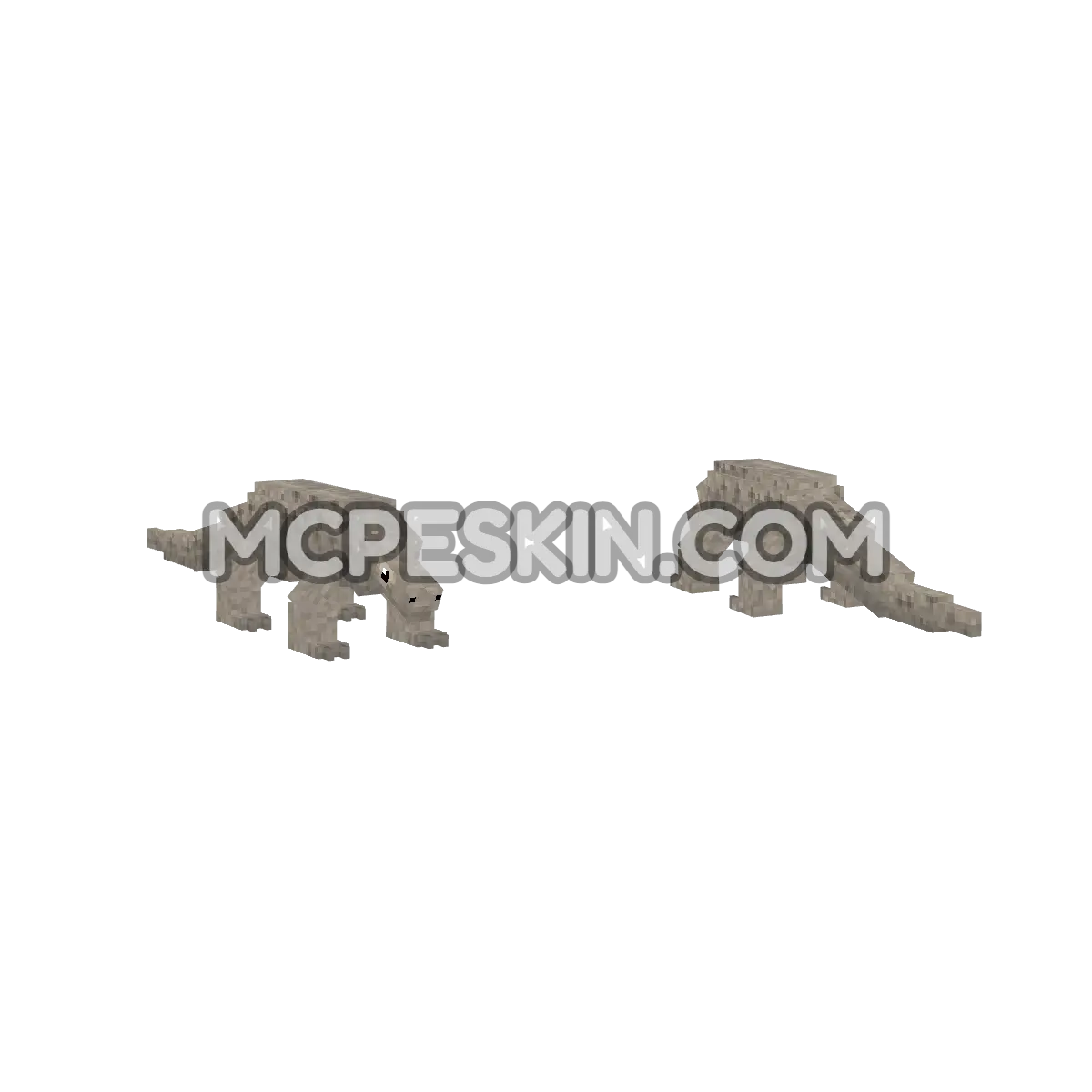 Komodo Dragon 4D Minecraft Bedrock skin