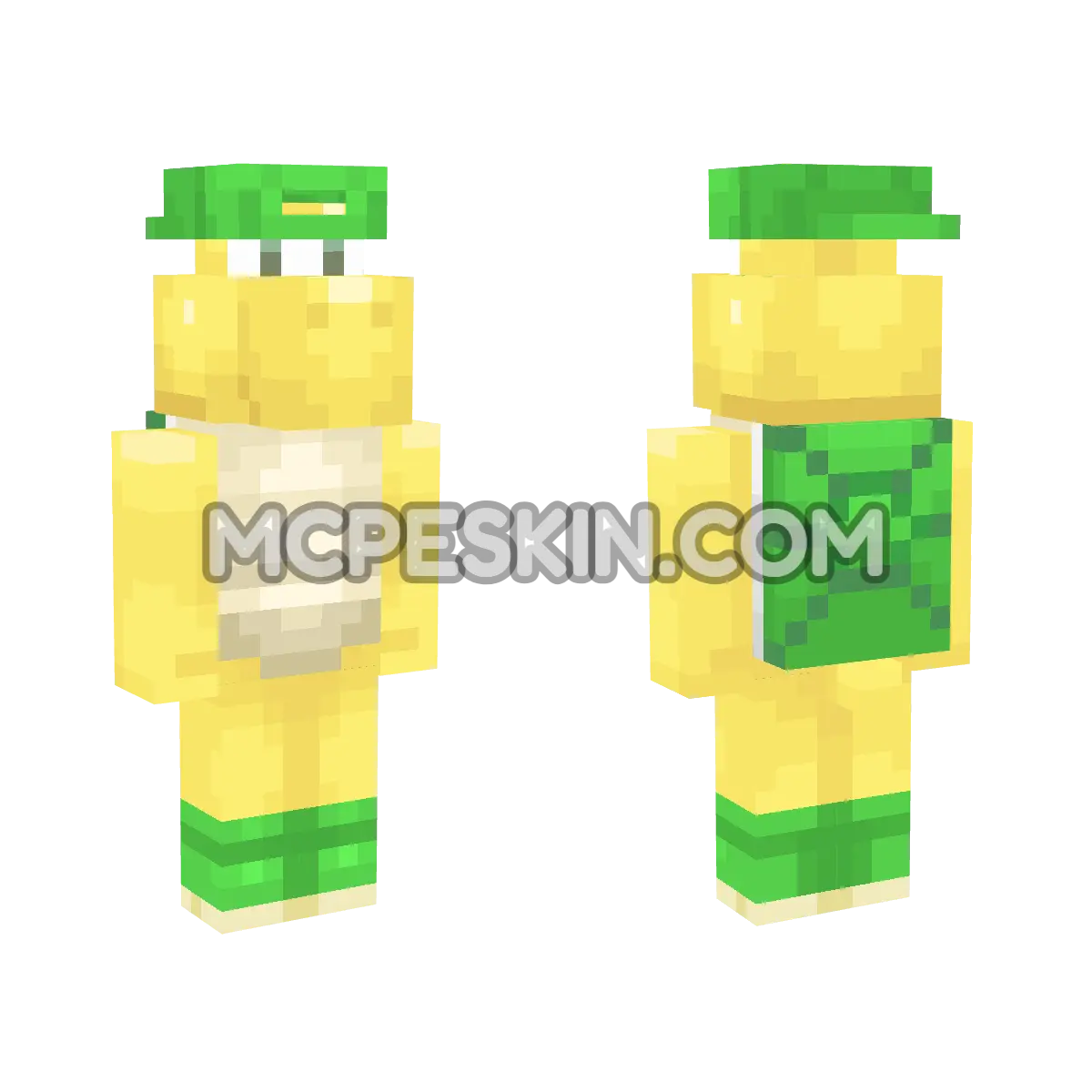 Koopa (Free Running) 4D Minecraft Bedrock skin