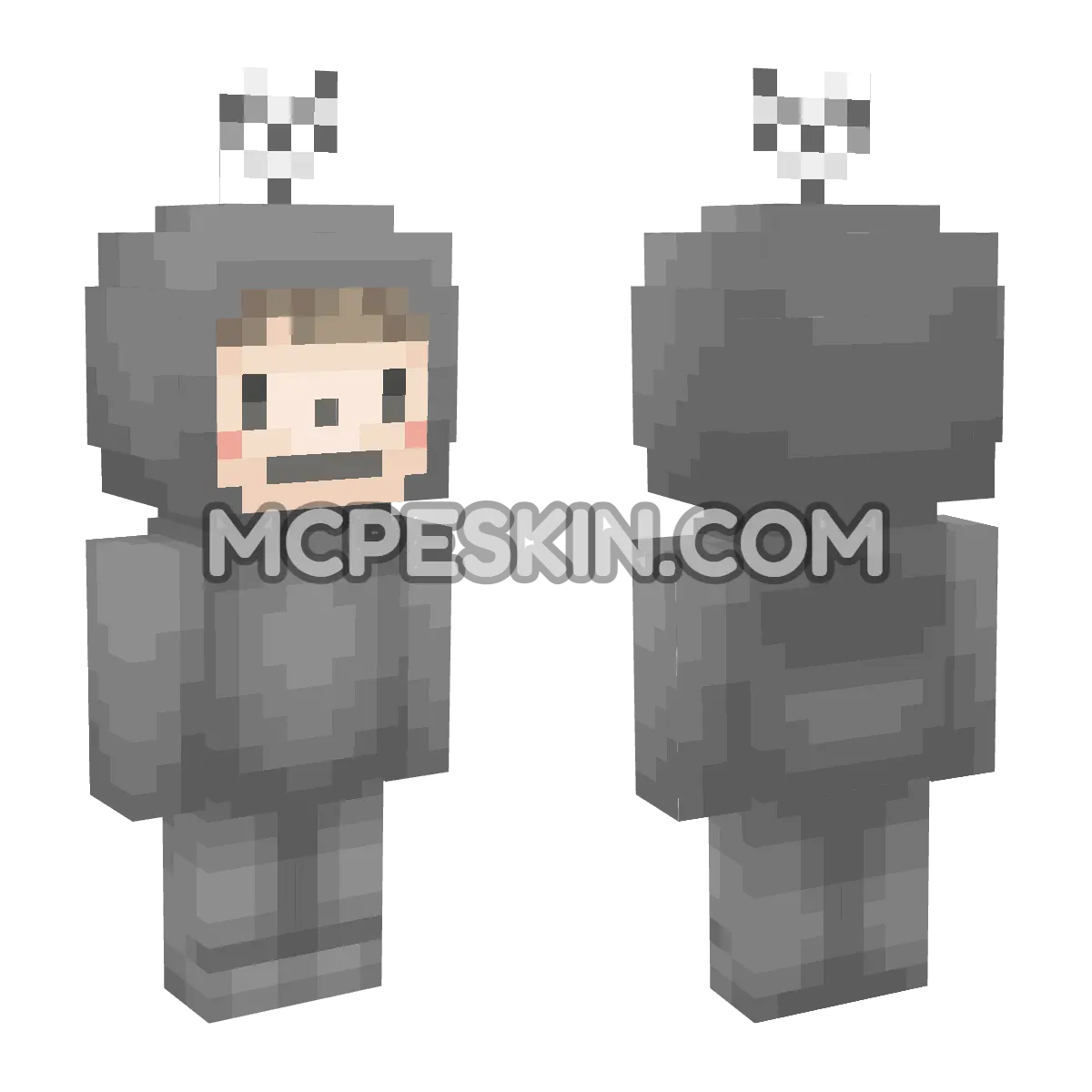 Kota 4D Minecraft Bedrock skin