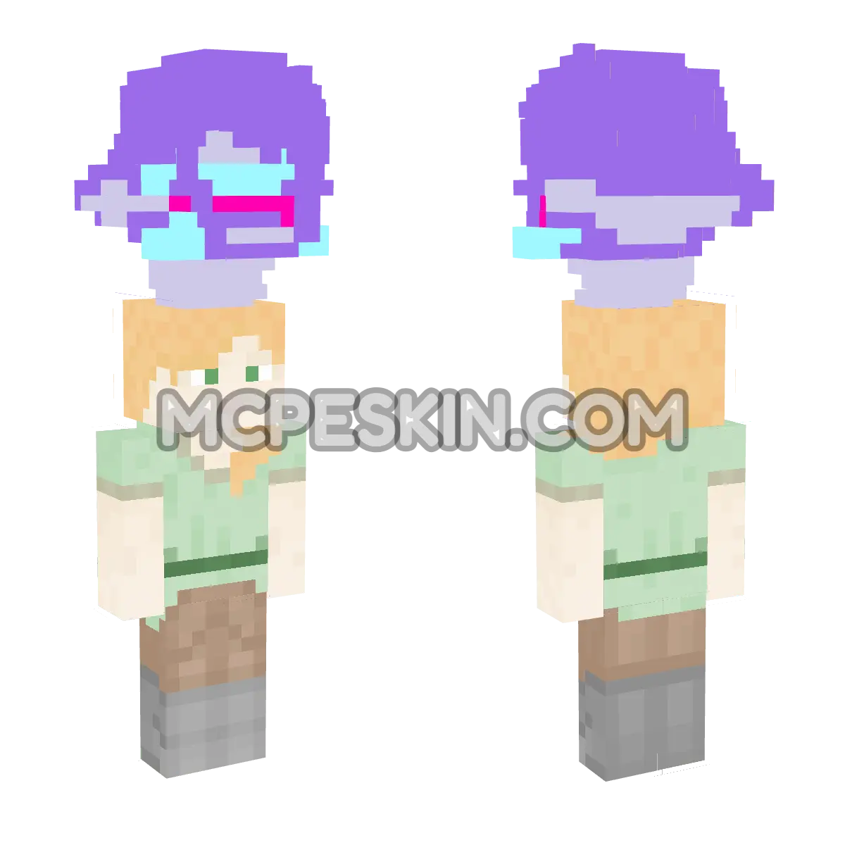 Kris (VideoGame) 4D Minecraft Bedrock skin
