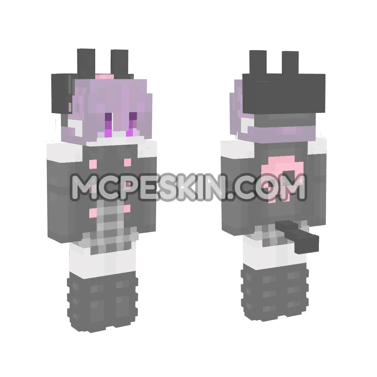 Kuromi 16 4D Minecraft Bedrock skin