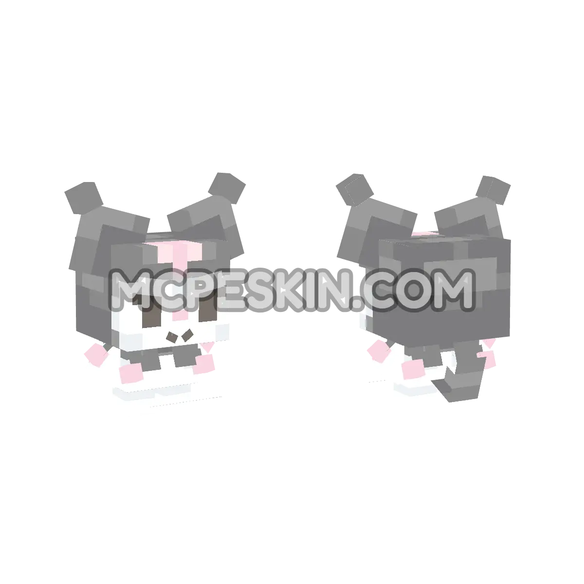 kuromi 4D Minecraft Bedrock skin