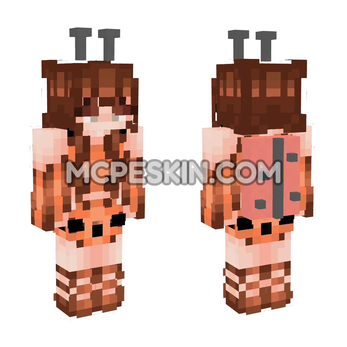 Ladybug 15 4D Minecraft Bedrock skin