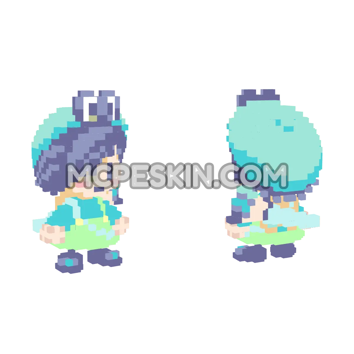 Laktas 4D Minecraft Bedrock skin