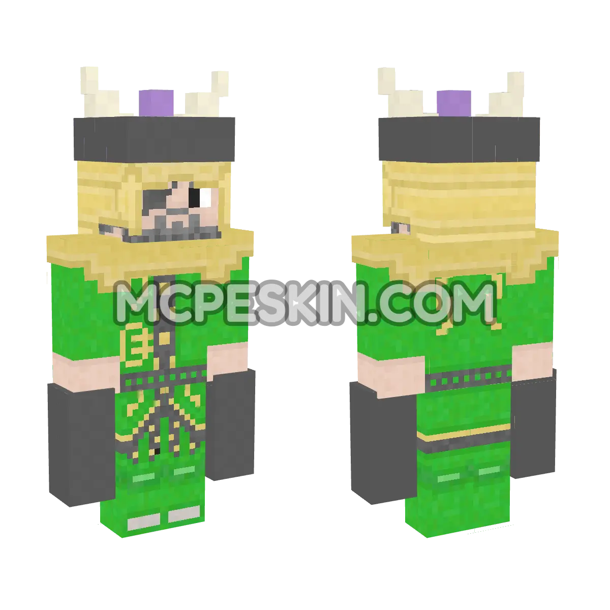Lego Ninjago Version Garmadon 4D Minecraft Bedrock skin