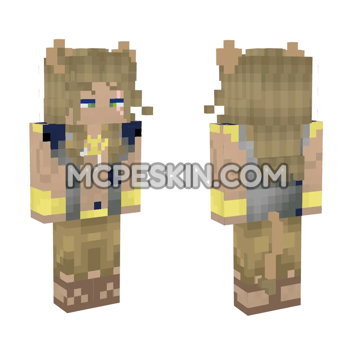 Leona 4D Minecraft Bedrock skin