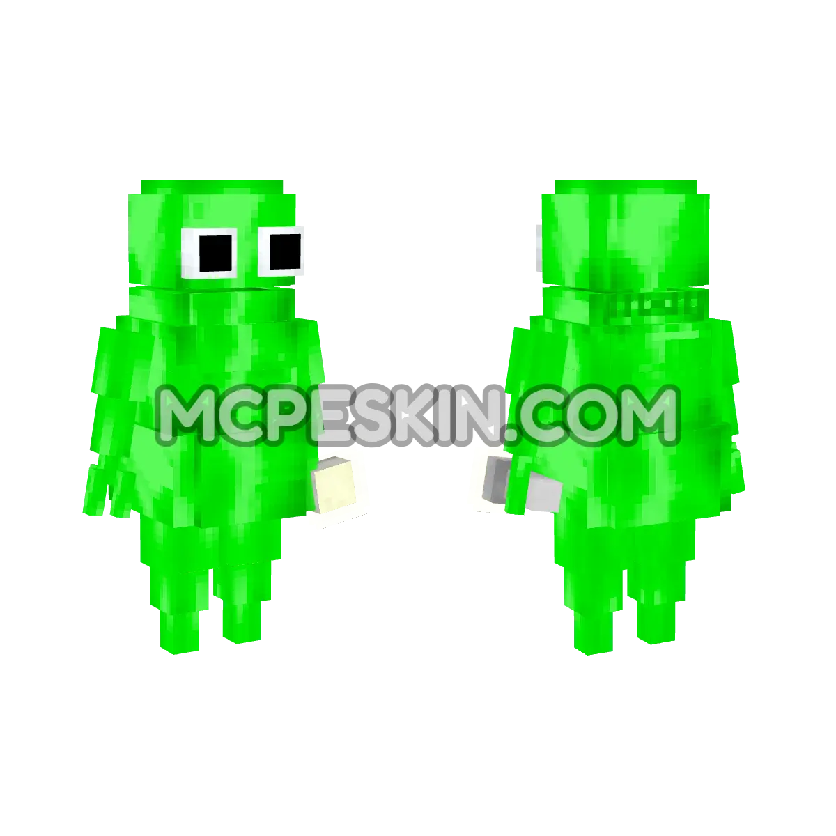 Lime REPO (Intrigued) 4D Minecraft Bedrock skin