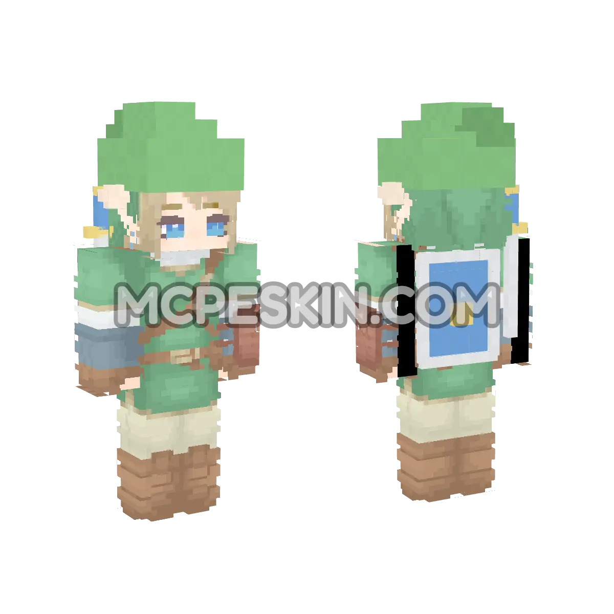 Link 5 4D Minecraft Bedrock skin