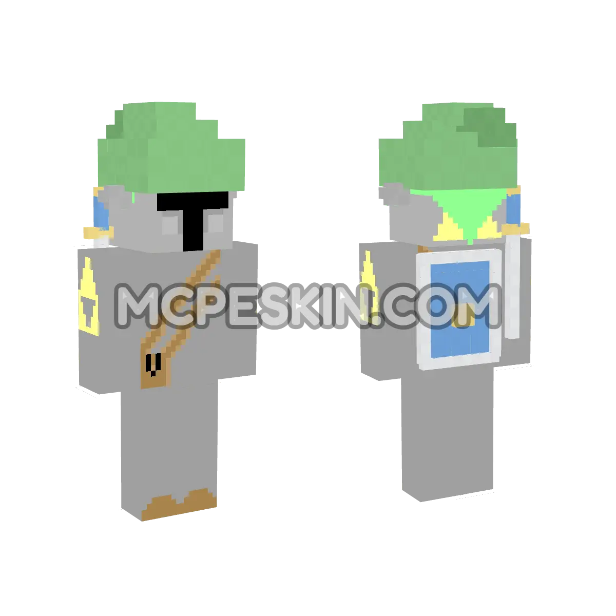 Link Armor 4D Minecraft Bedrock skin