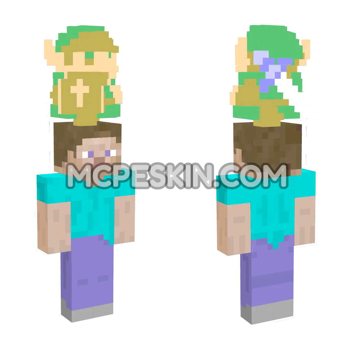 Link 4D Minecraft Bedrock skin