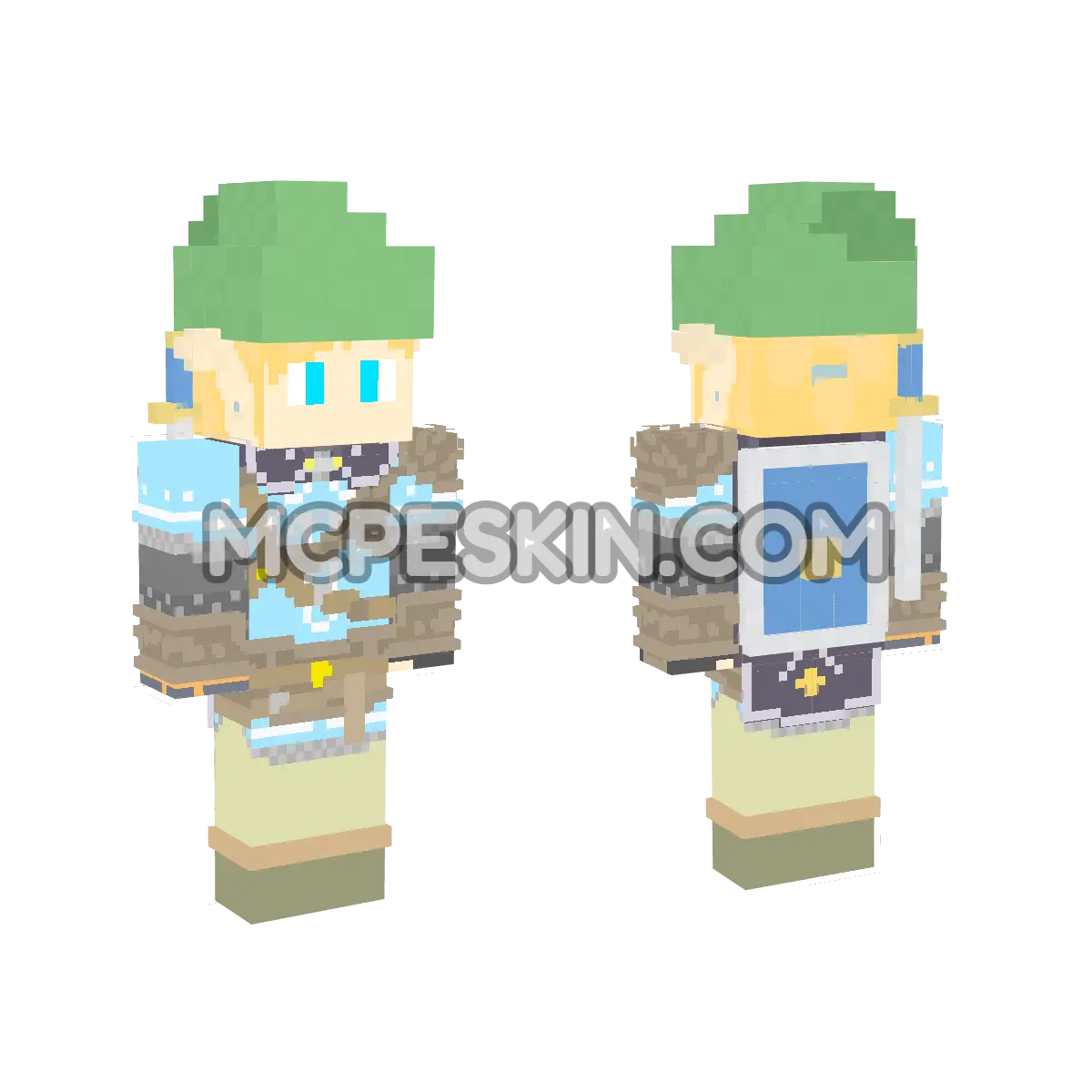Link Champion Tears Kingdom 2 4D Minecraft Bedrock skin