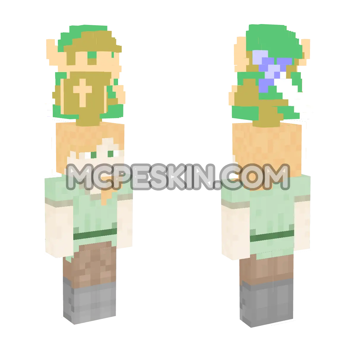 Link 4D Minecraft Bedrock skin