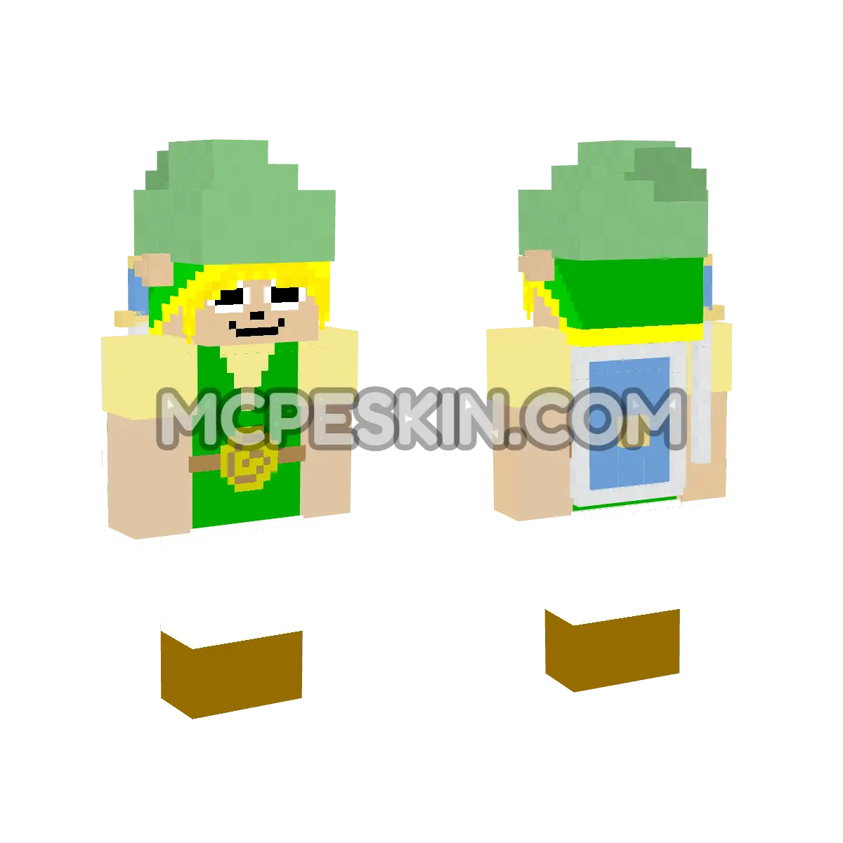 Link Hero 4D Minecraft Bedrock skin