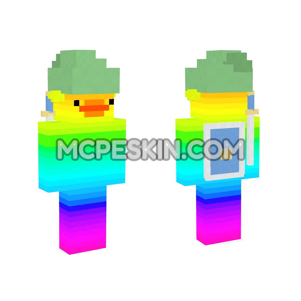 Link Neon 4D Minecraft Bedrock skin