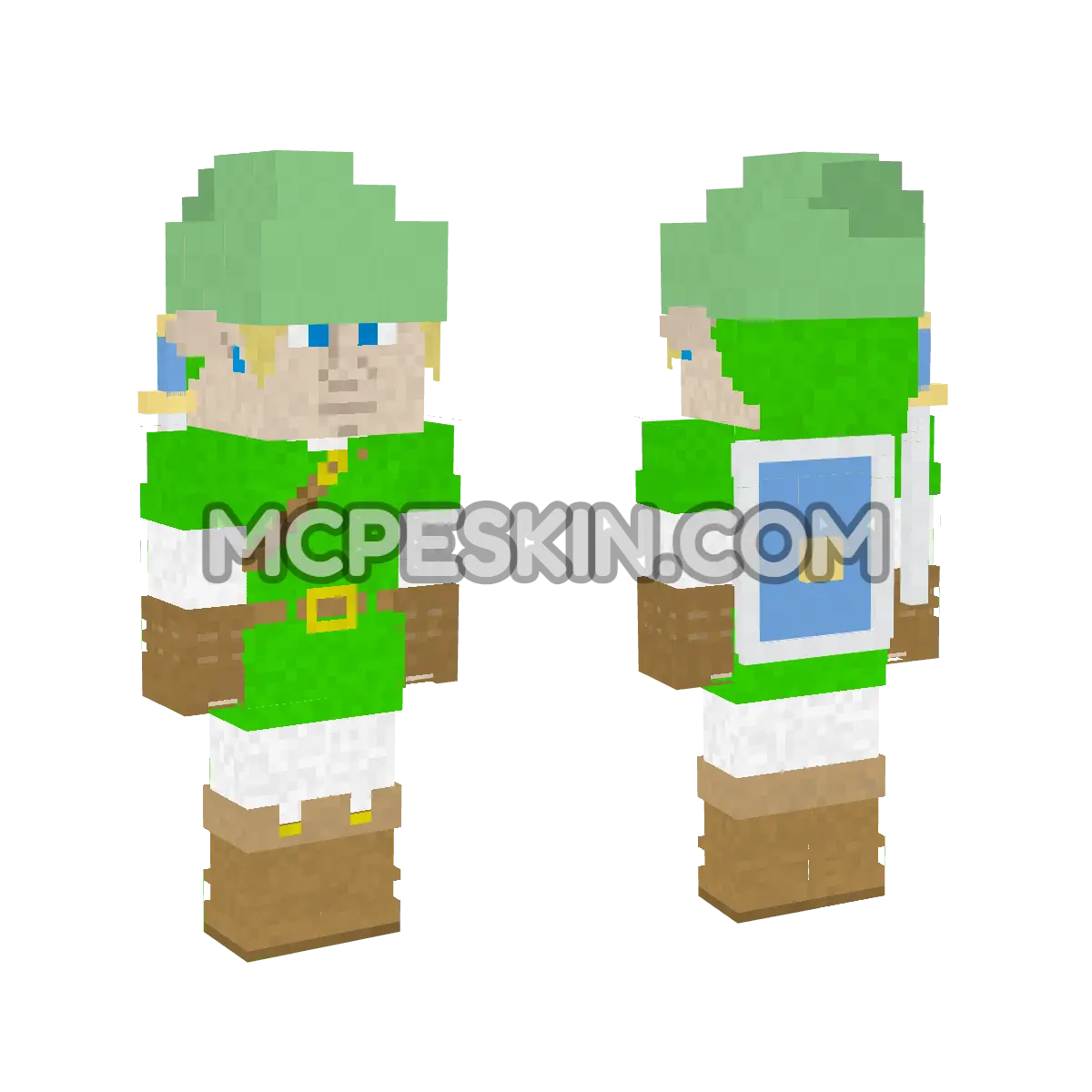 Link Oot 4D Minecraft Bedrock skin
