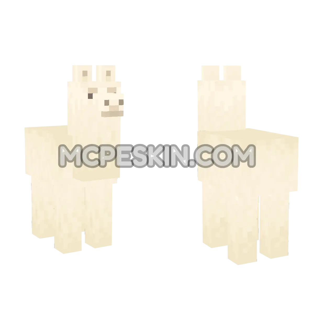 Llama 4D Minecraft Bedrock skin