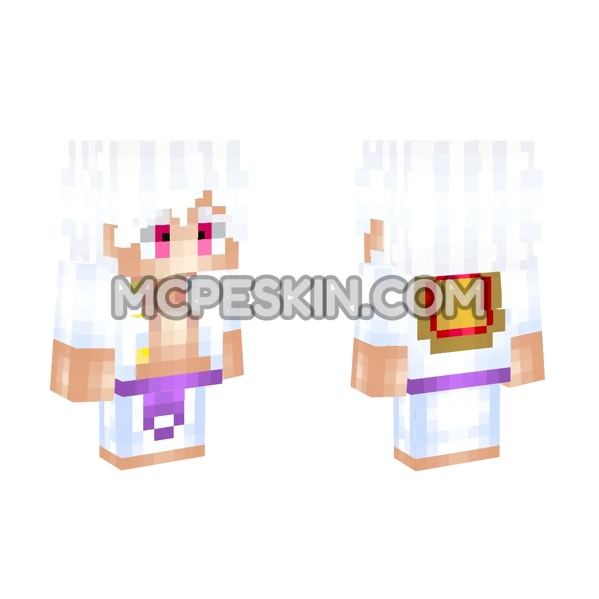 luffy5 4D Minecraft Bedrock skin