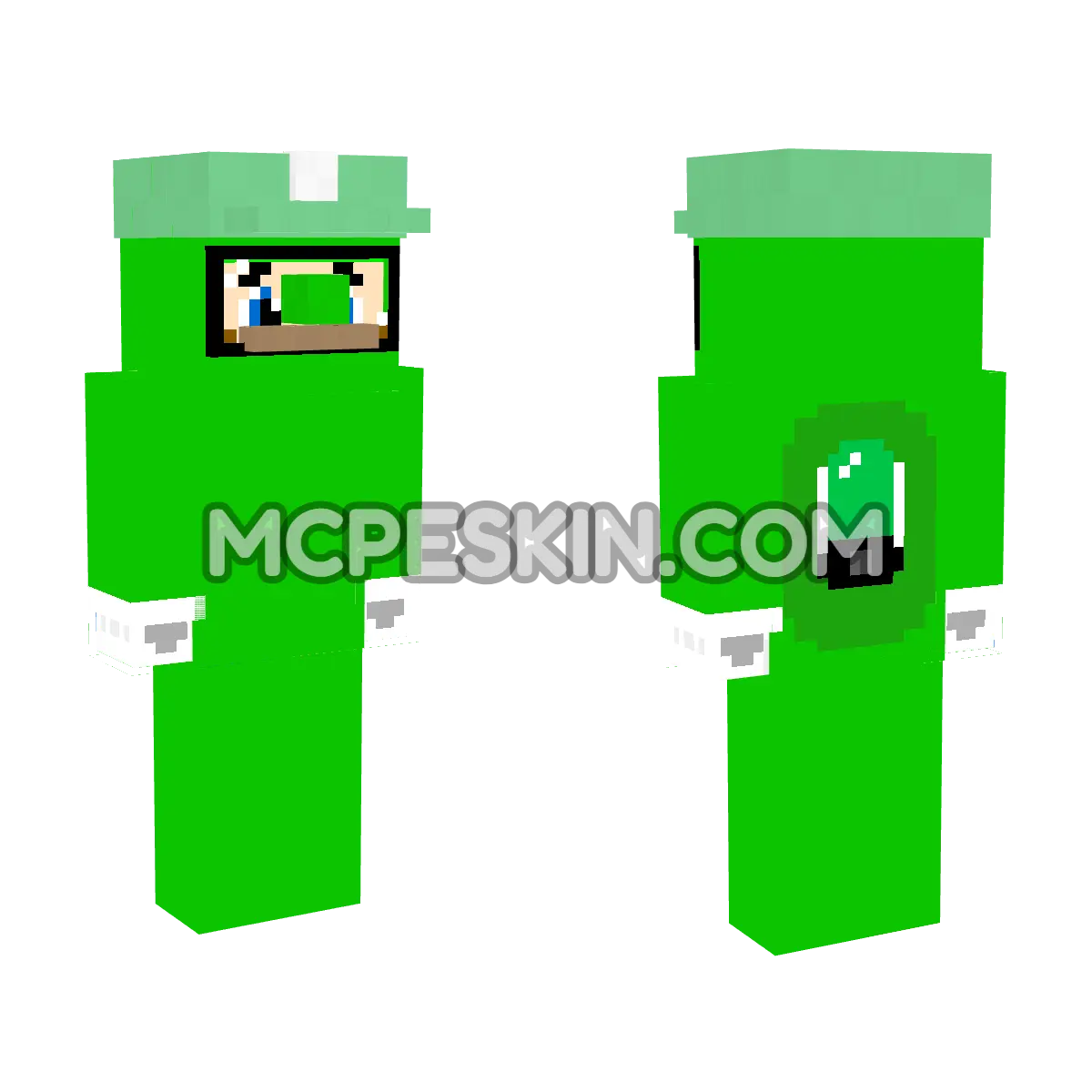 Luigi 20 4D Minecraft Bedrock skin